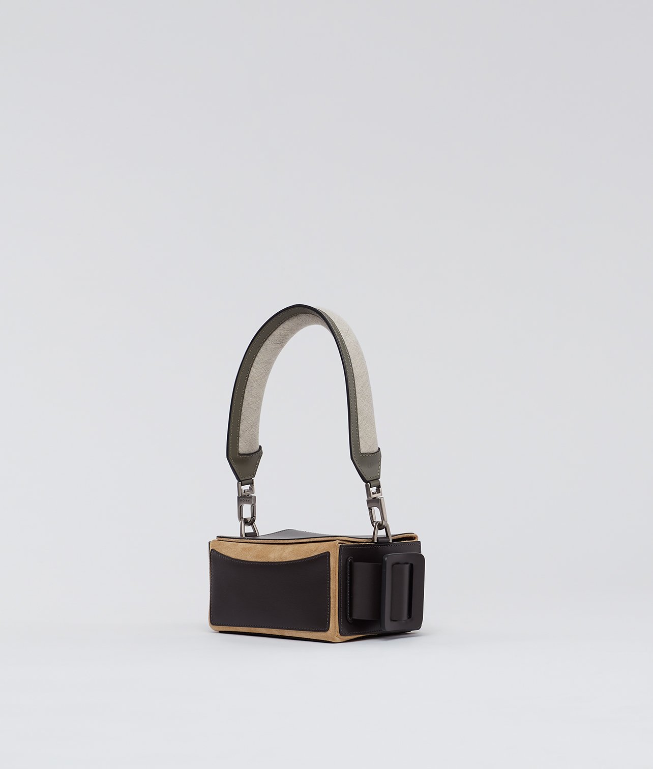 CANVAS STRAP-SHORT BEIGE/KALAMATA