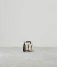 ROMEO WALLET WITH STRAP TWO COLOR PARCHMENT QUICKSILVER