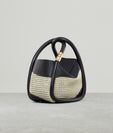 WONTON 20 MACRAMÉ RAFFIA BLACK OFFWHITE