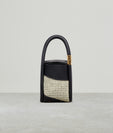 WONTON 20 MACRAMÉ RAFFIA BLACK OFFWHITE