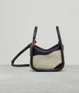 WONTON 20 MACRAMÉ RAFFIA BLACK OFFWHITE