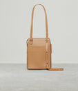 BUCKLE TALL POUCH LEATHER BUCKLE GINGER