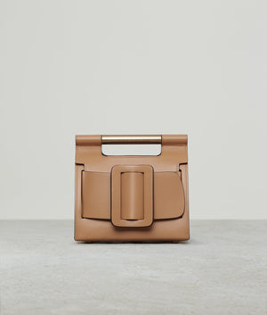 ROMEO LEATHER BUCKLE GOLD HARDWARE GINGER